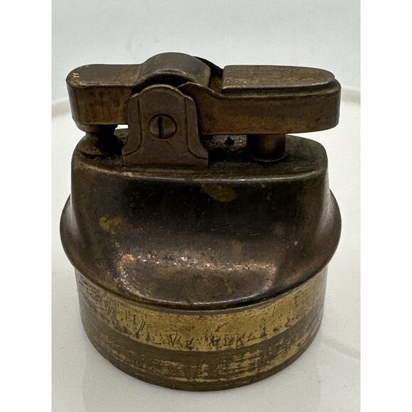 Vintage Brass Table Lighter Japan Untested - Picture 1 of 5